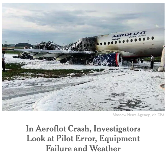 aeroflot crash
